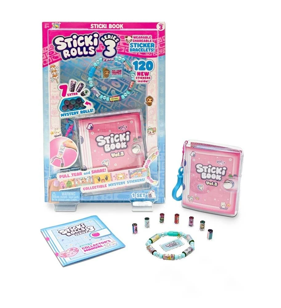 Sticki Rolls Sticki Book set knjižica 