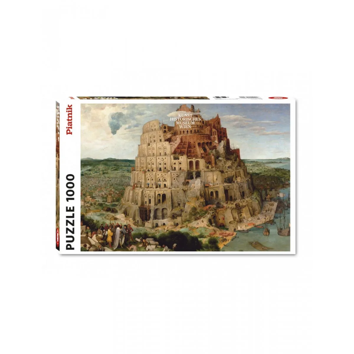 Piatnik puzzle Bruegel Babilonski stolp 