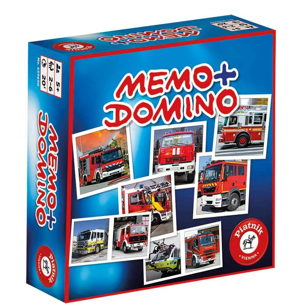 Piatnik Memo domino Gasilci 