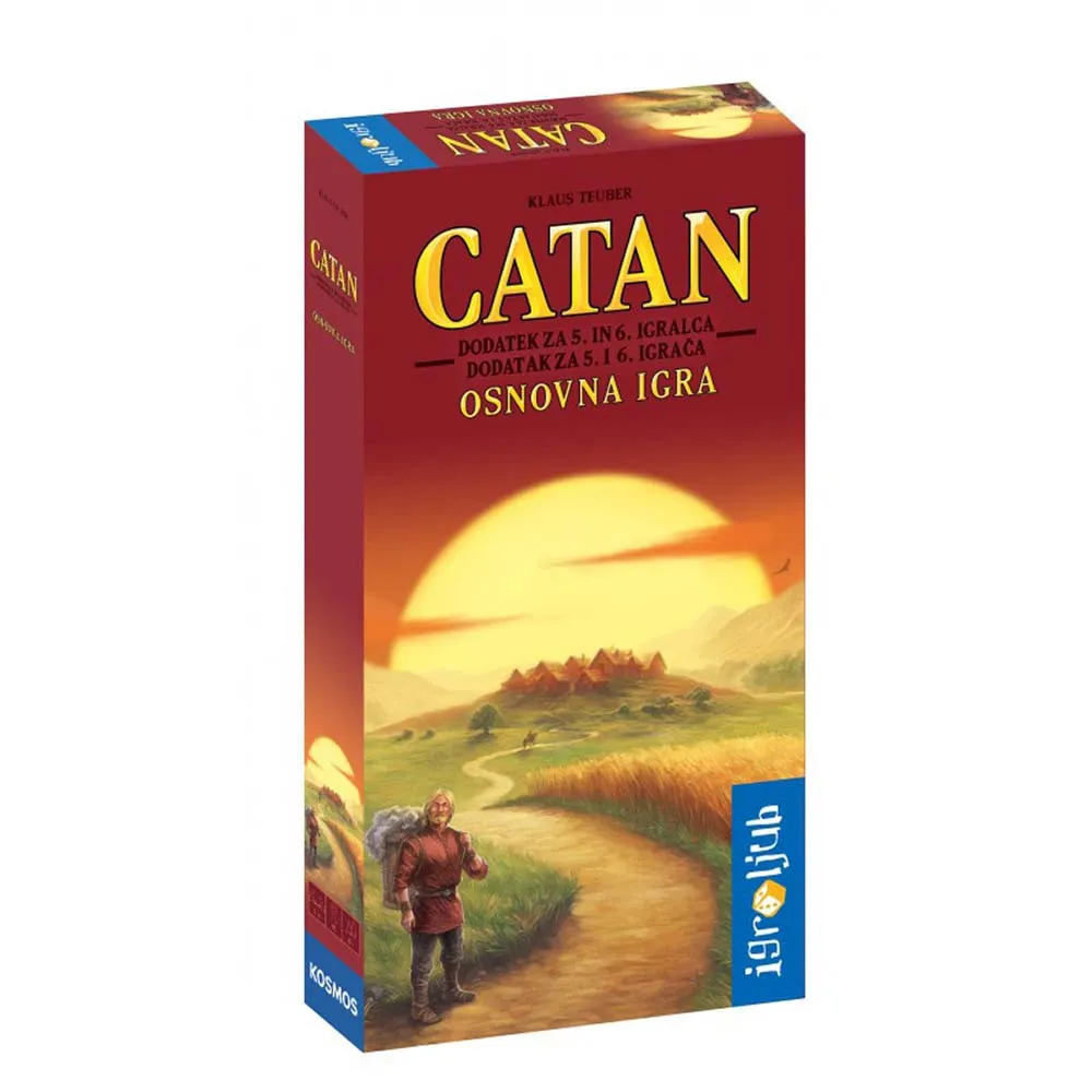 Catan razširitev za 5 ali 6 igralcev 