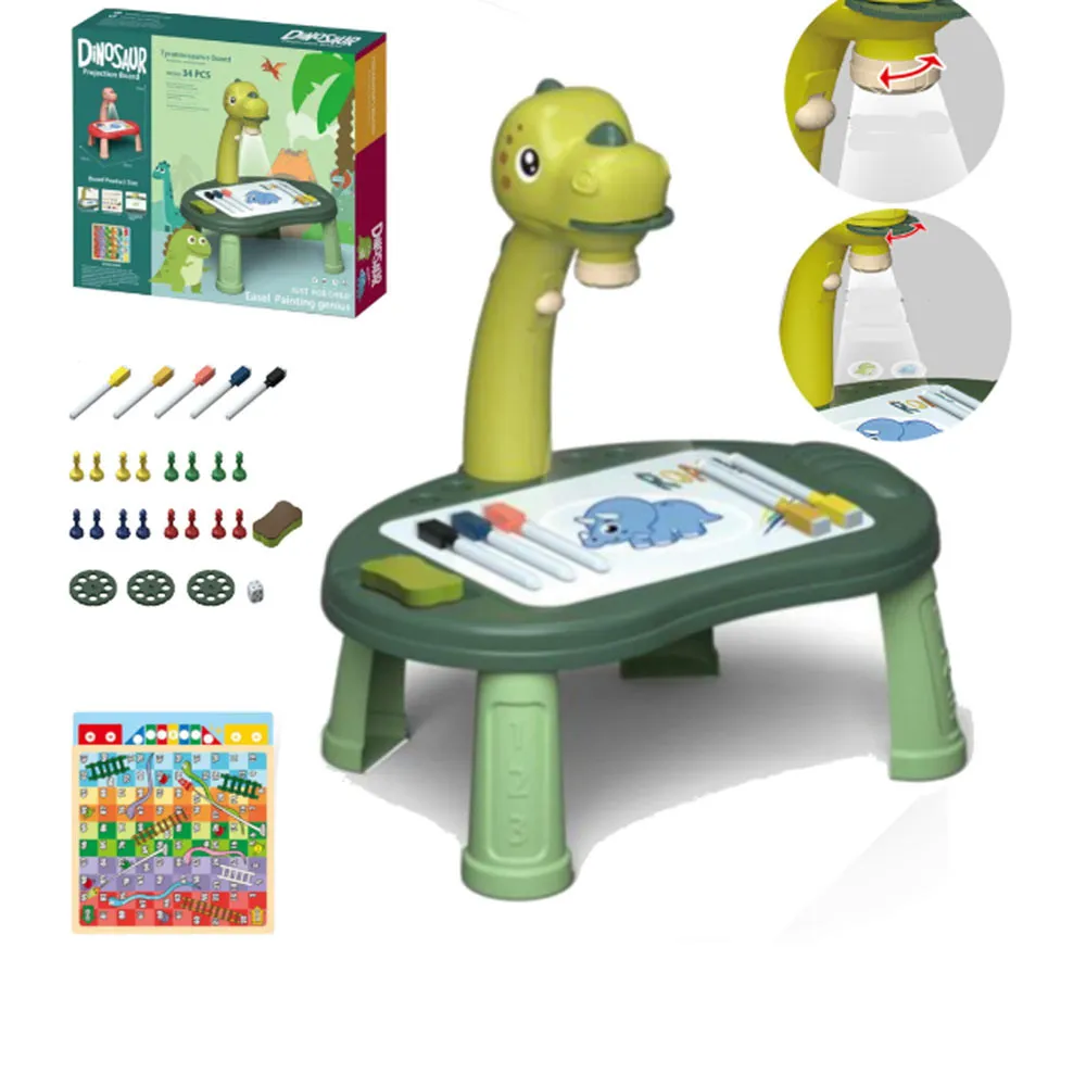 Dino mizica s projektorjem 34-delni set 