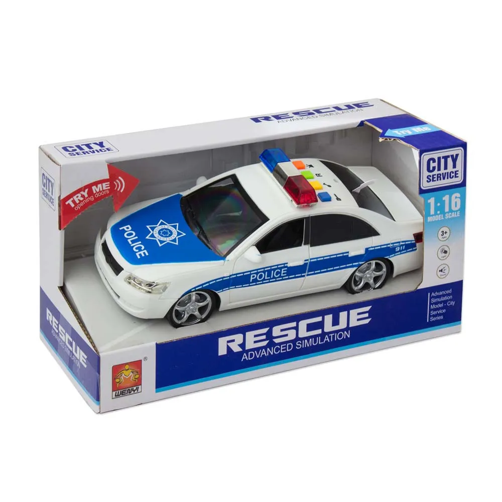 Policijsko vozilo 1:16 zvok in lučke 