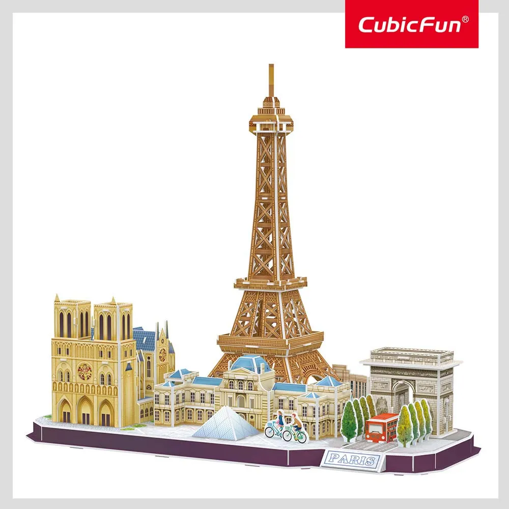 Cubicfun 3D puzle City Line Pariz 