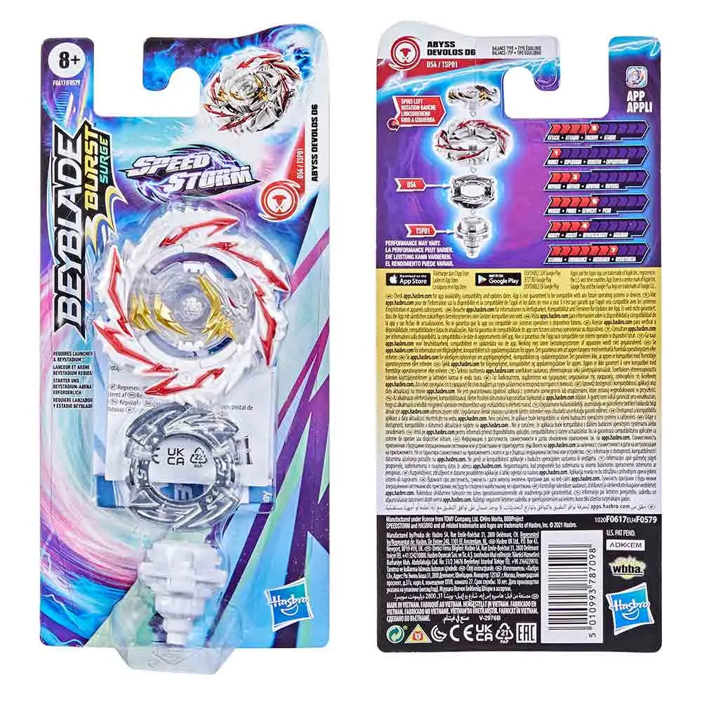Beyblade Speedstorm vrtavka Devolos D6 
