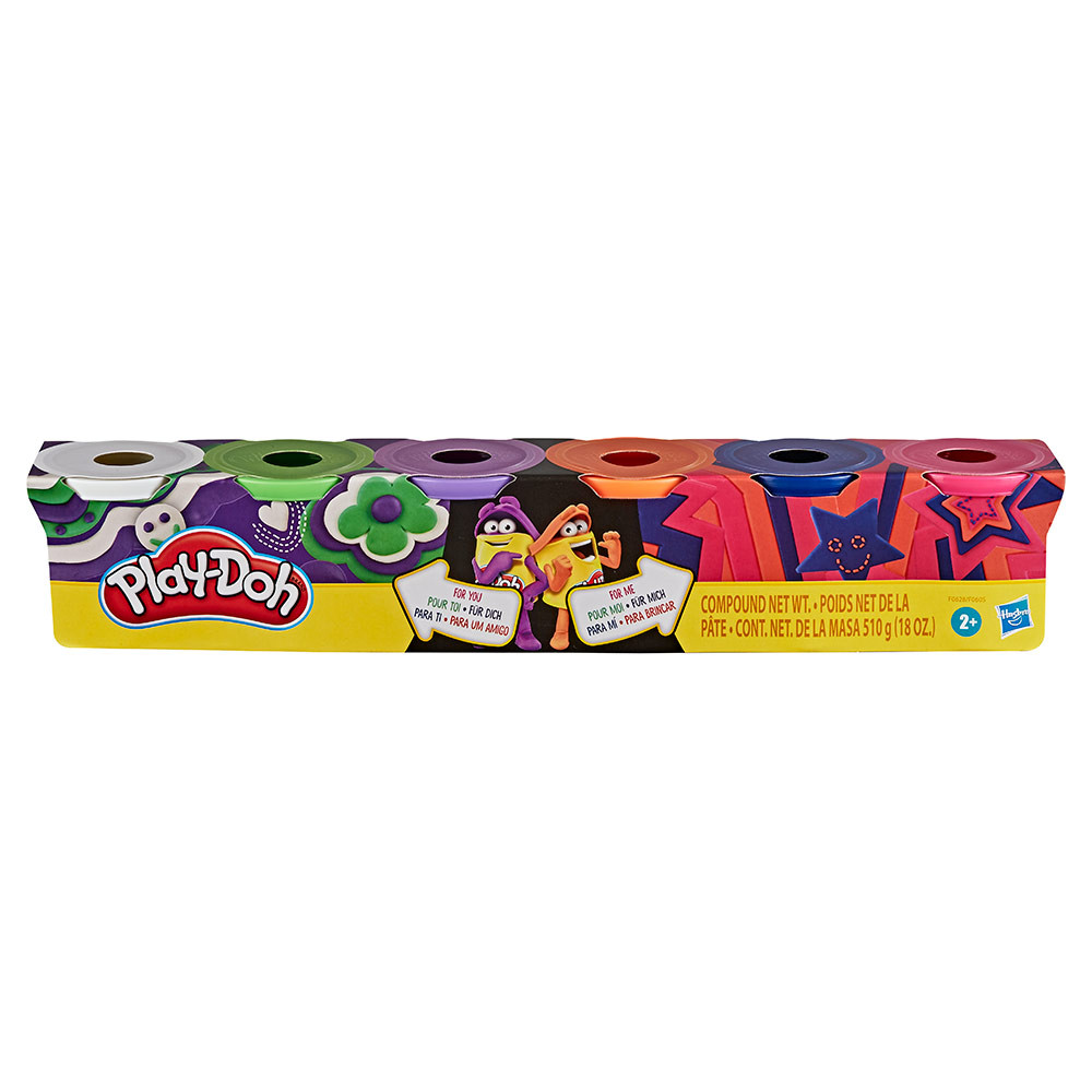 Play-Doh komplet 6 lončkov Split & Share 