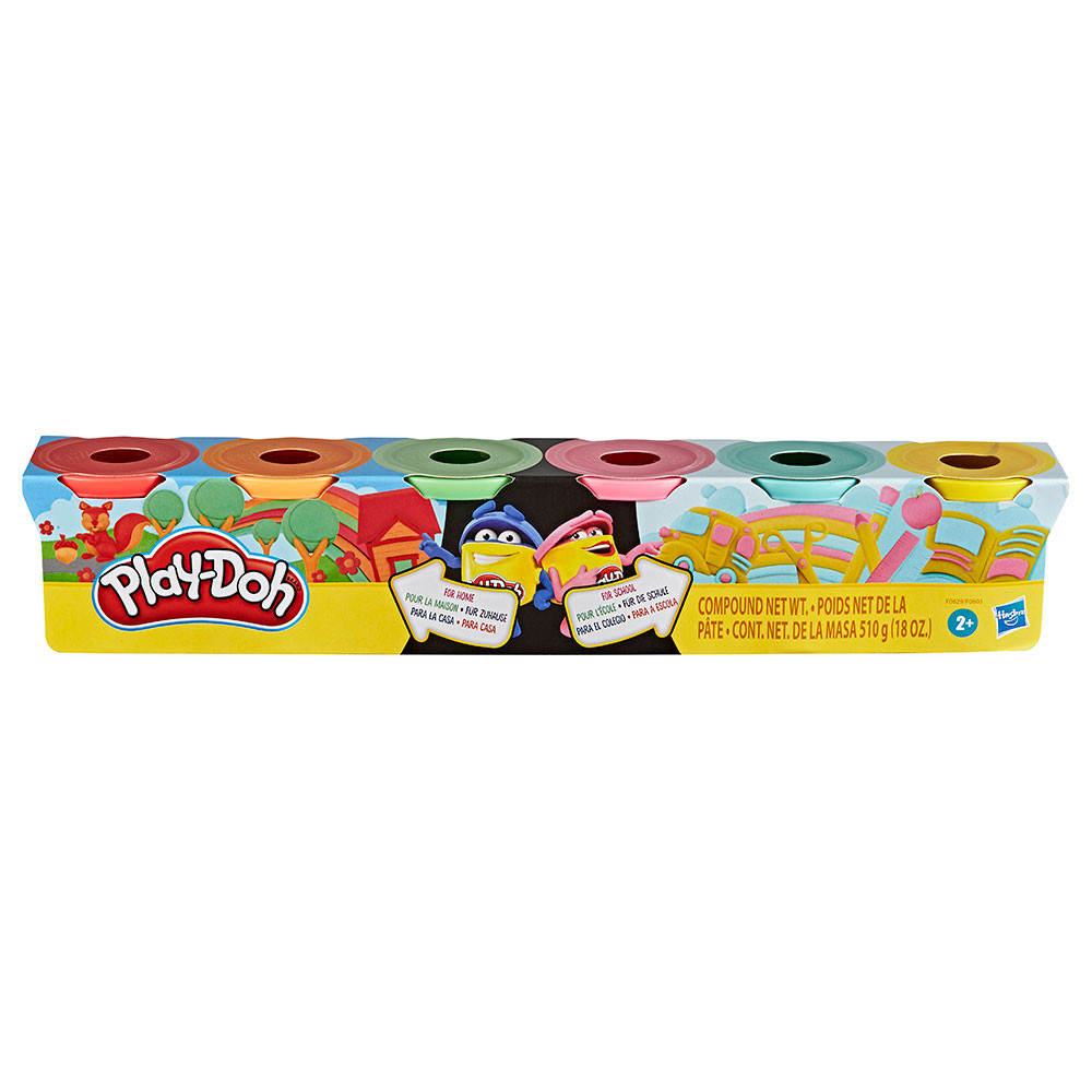 Play-Doh komplet 6 lončkov Split & Share 