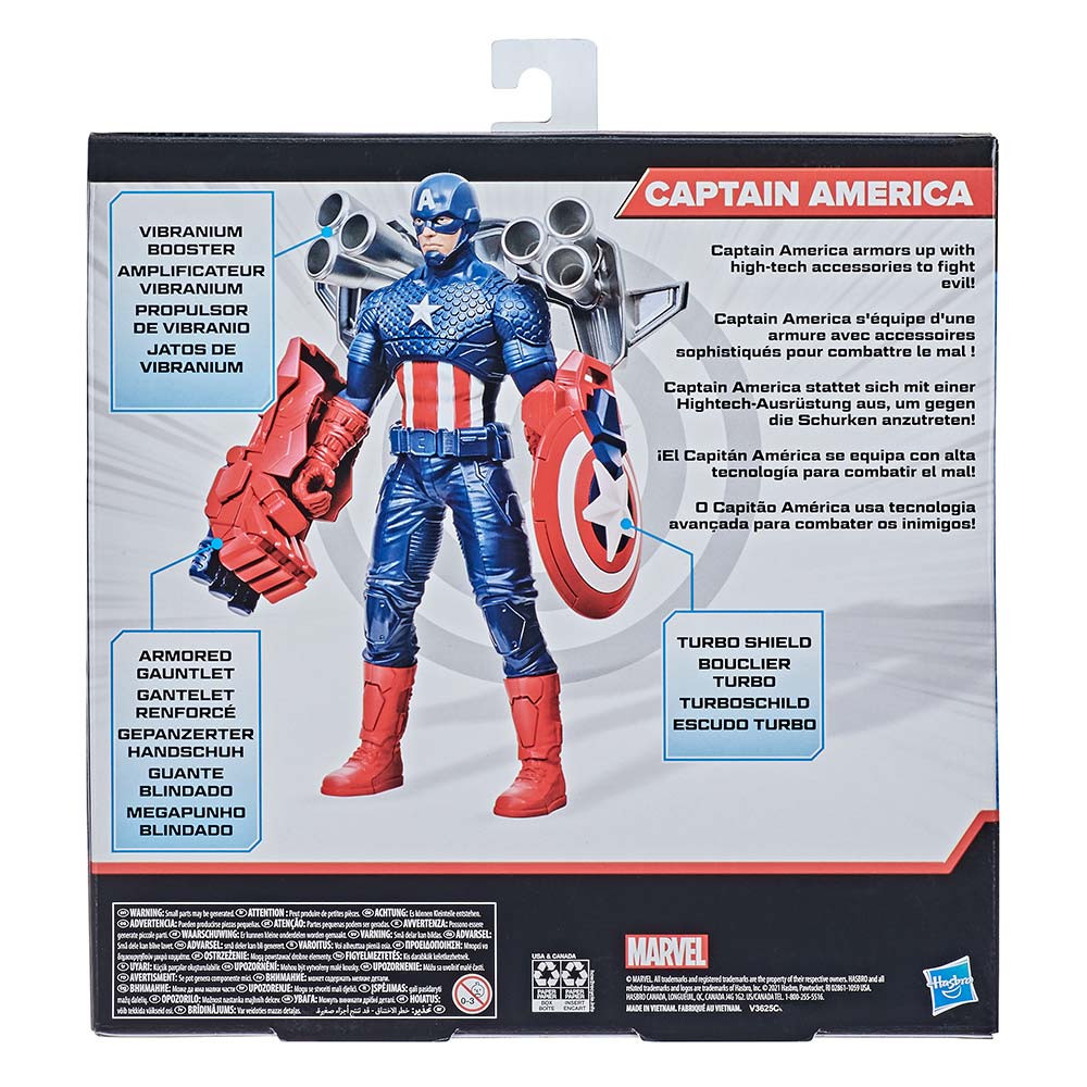 Marvel 24 cm Stotnik Amerika z opremo 