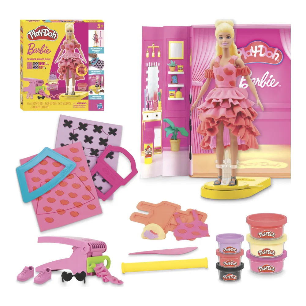 Play-Doh Barbie ustvarjalna modna revija 