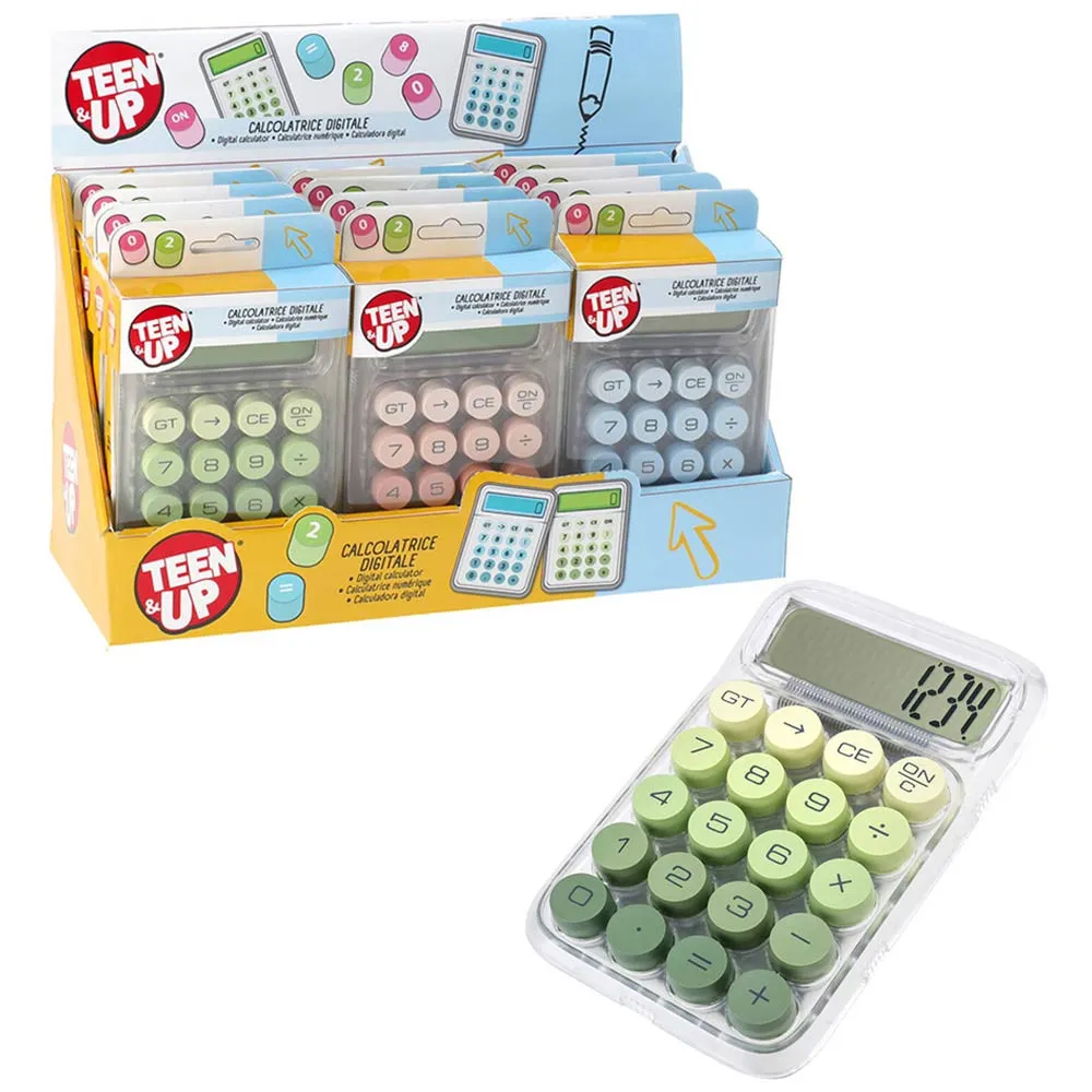 TeenUp digitalni kalkulator – 3 barve 