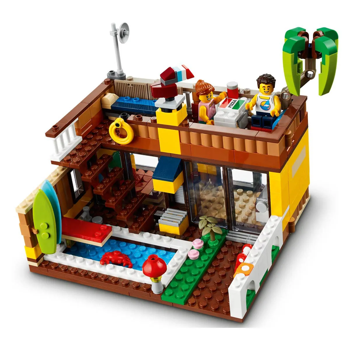 LEGO Creator Hišica na plaži za surferje 