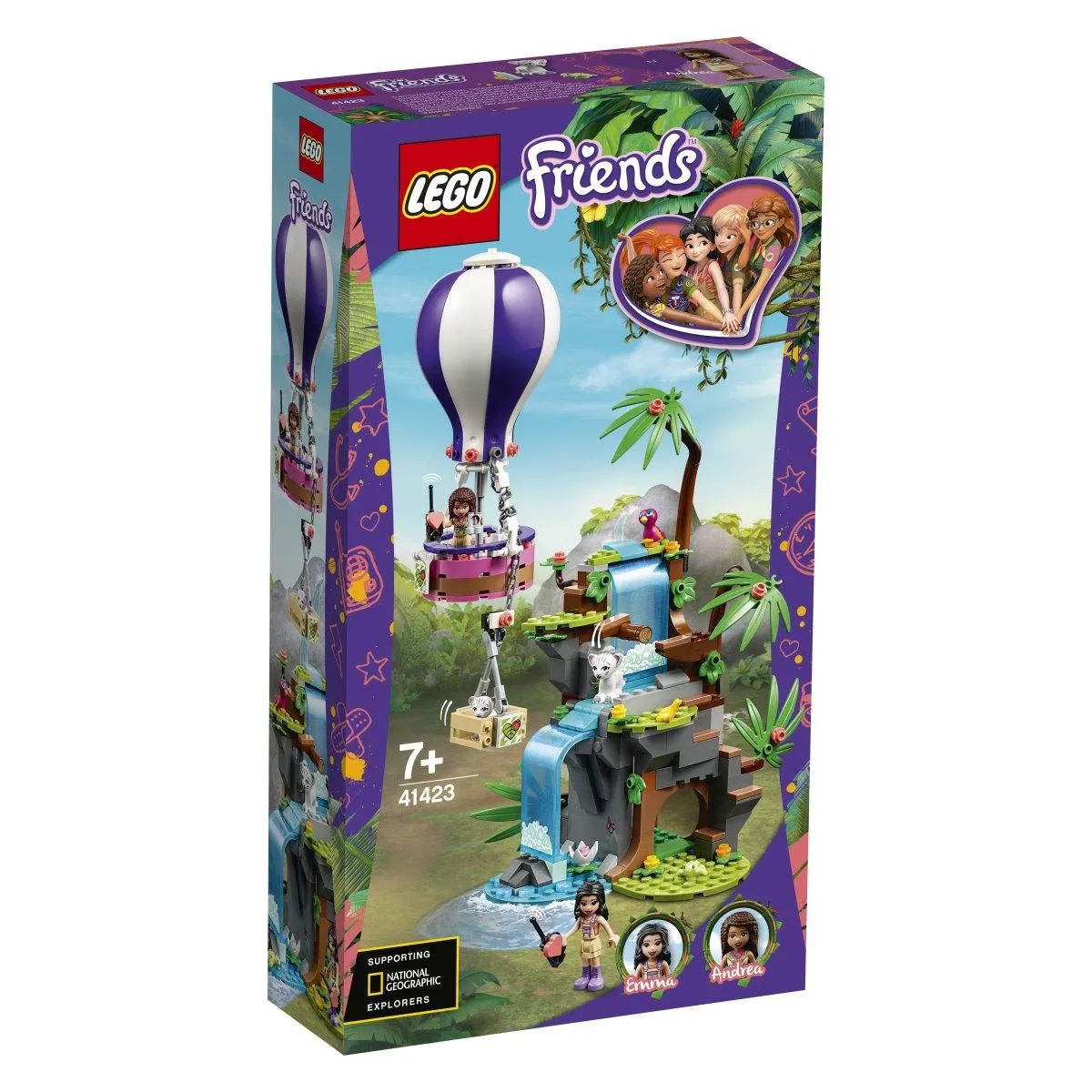 LEGO Friends Džungelsko reševanje tigra 