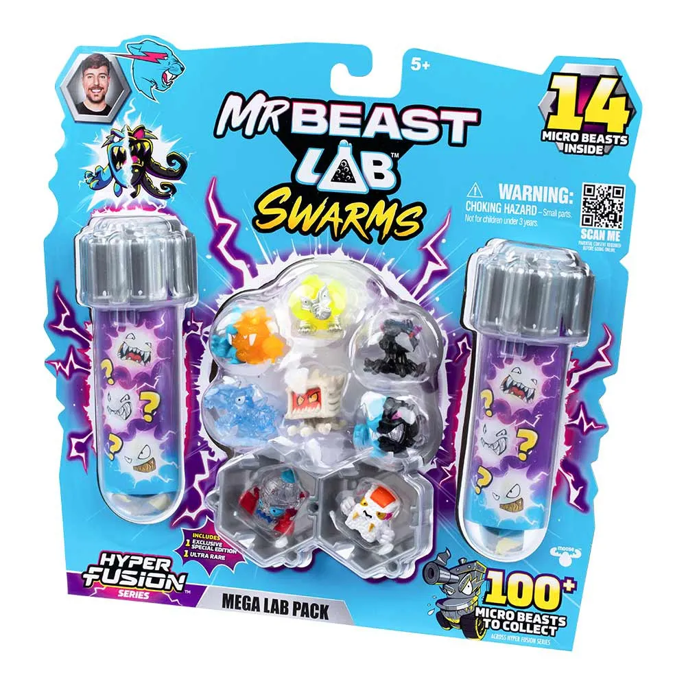 Mr.Beast lab Swarms mega set 14 figur 