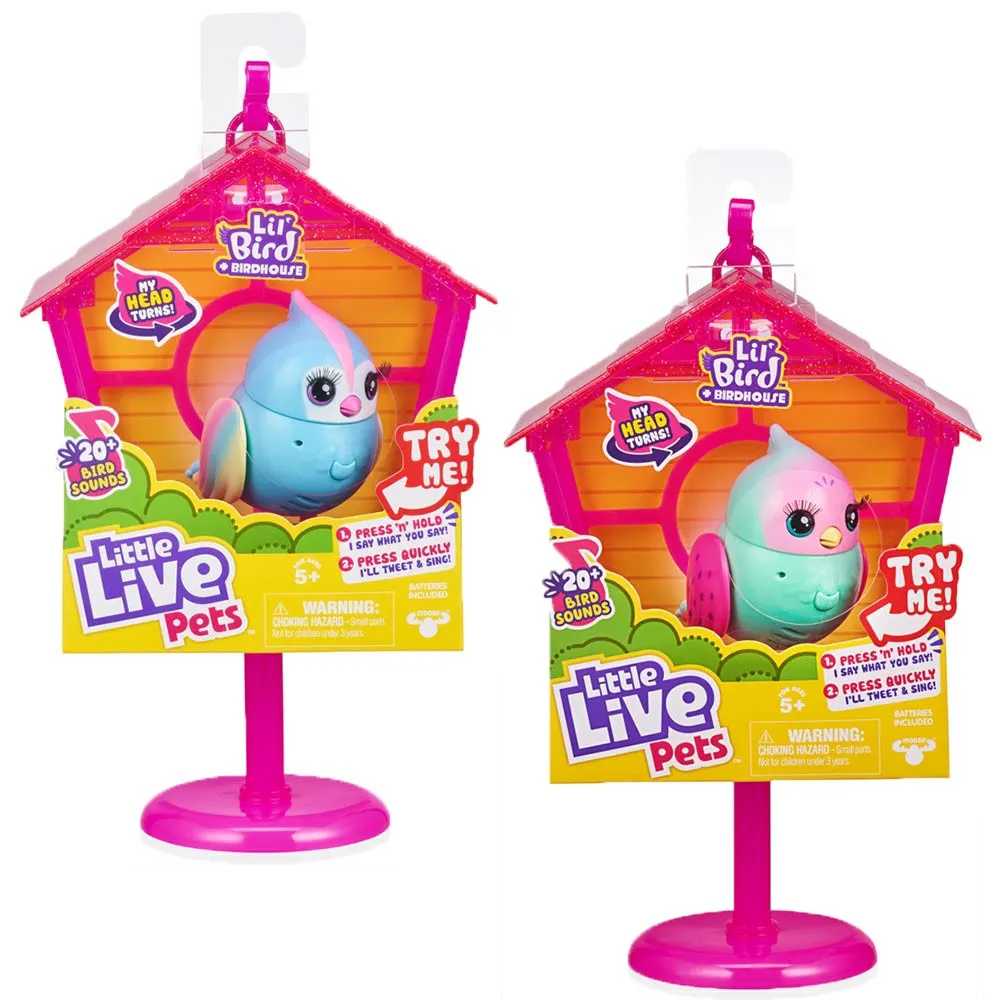 Little Live Lil Birds ptiček v hiški S10 