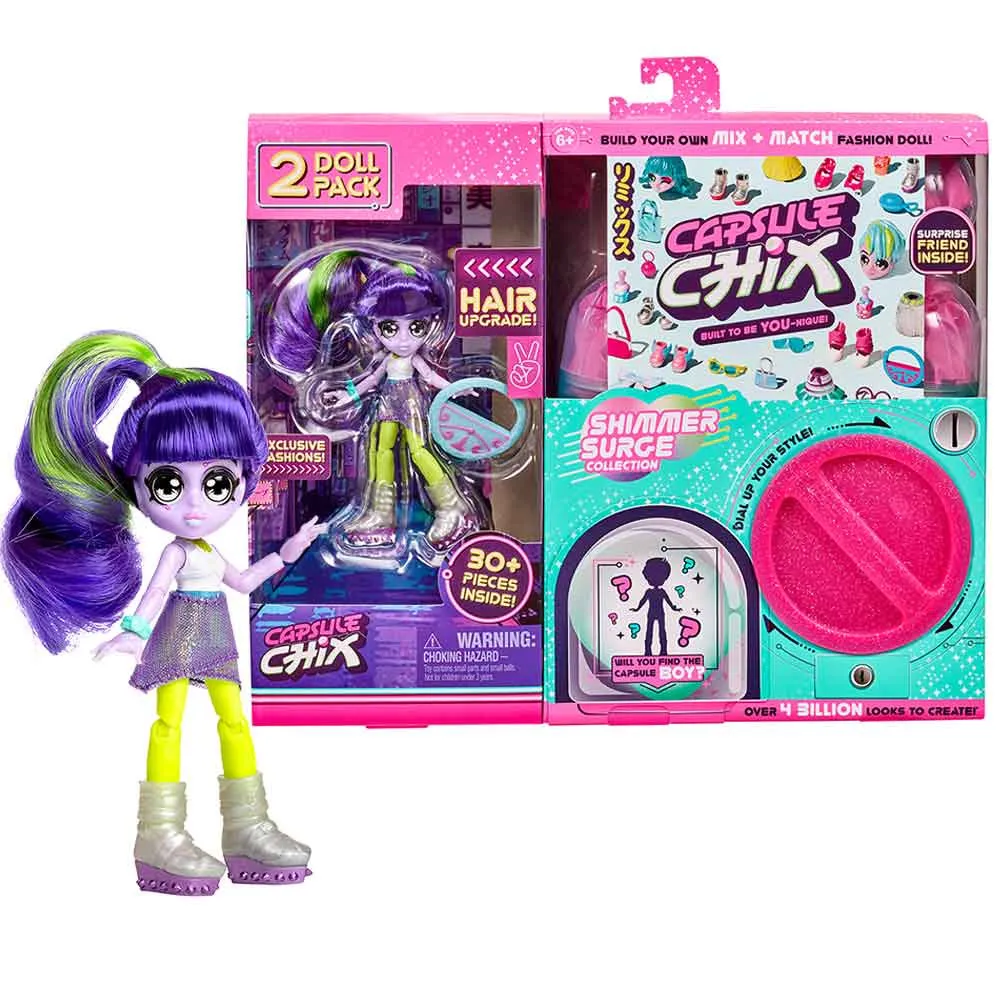 Capsule Chix S2 Shimmer Surge prijatelji 