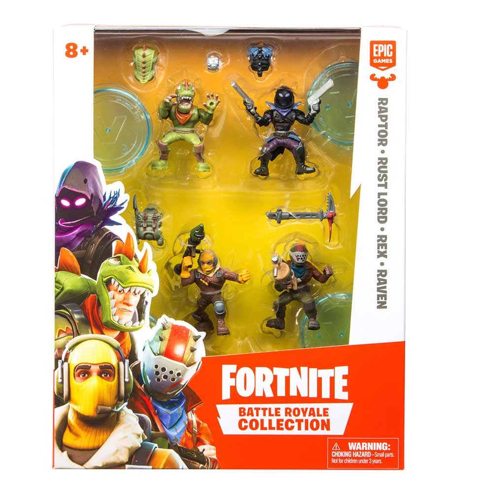 Fortnite set 4 figur z dodatki 