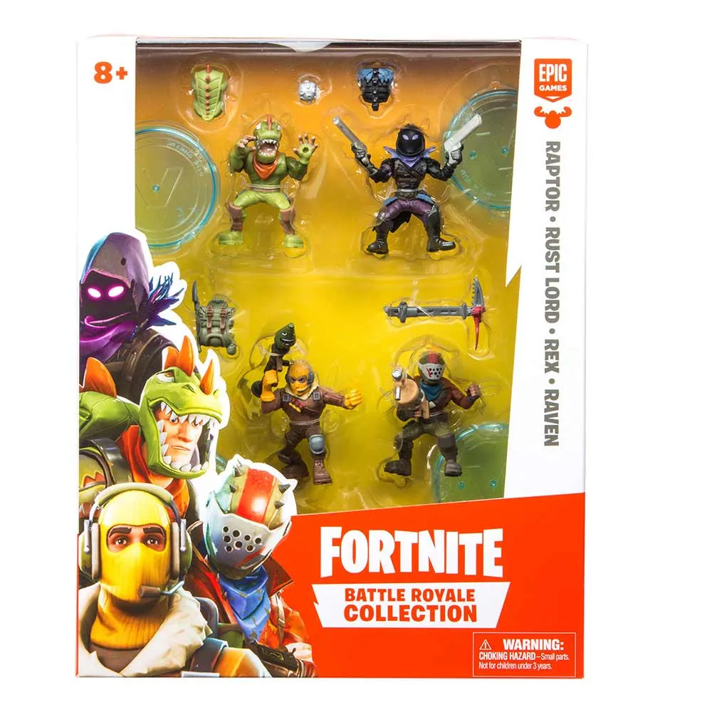 Fortnite set 4 figur z dodatki 