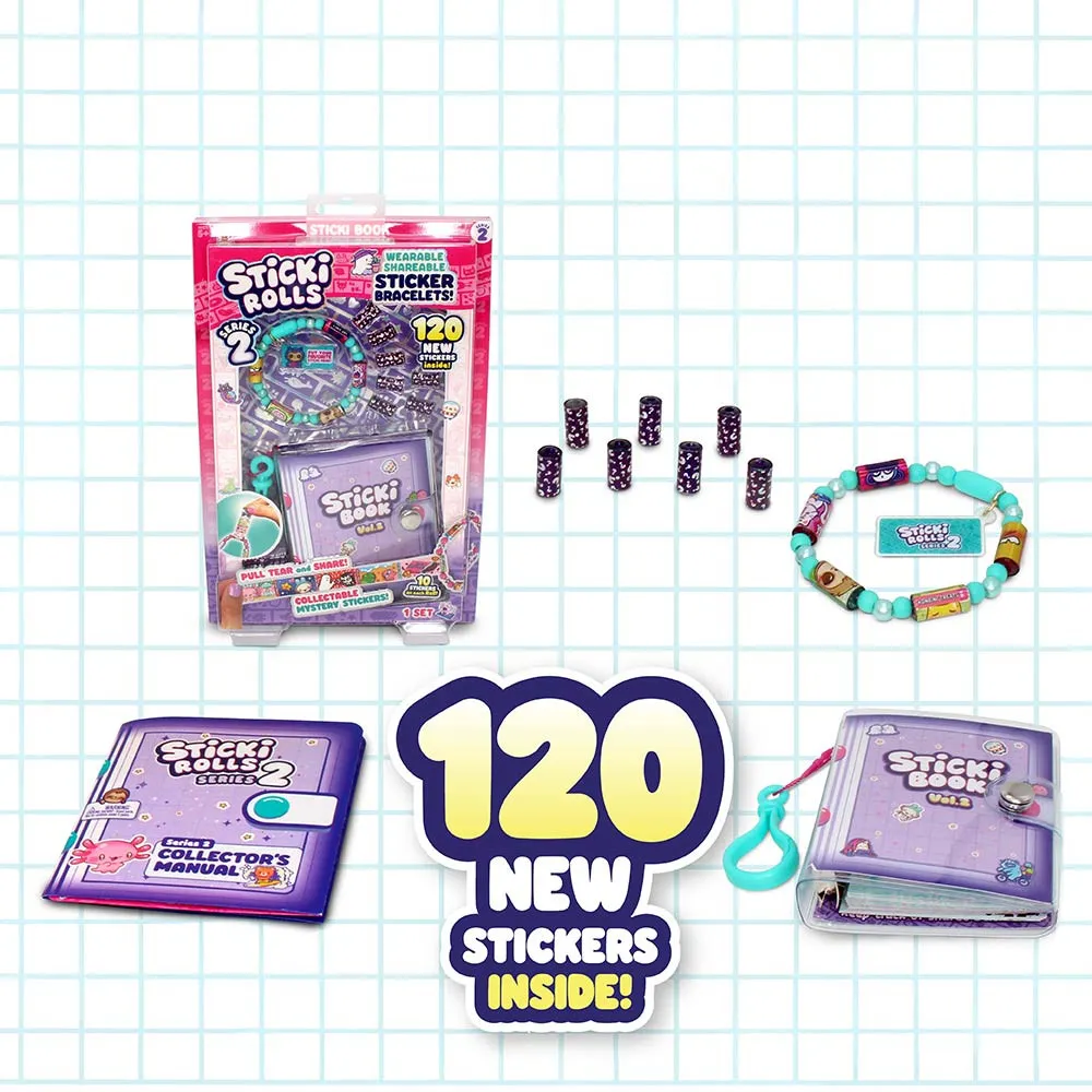 Sticki Rolls Sticki Book set knjižica 