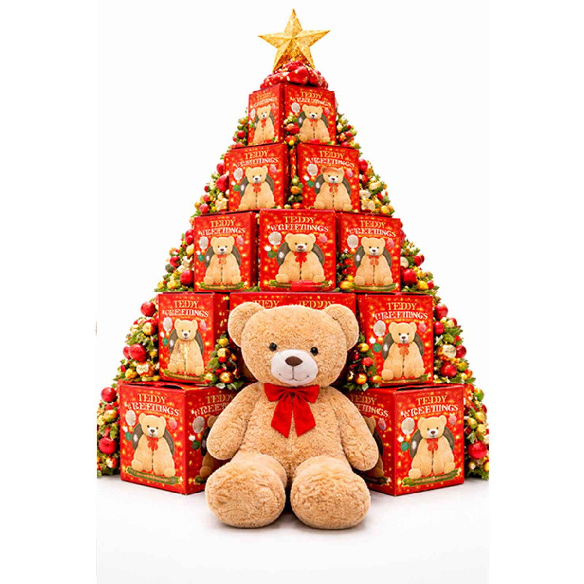 Teddy Greetings plišast medo 1,2m ast A 