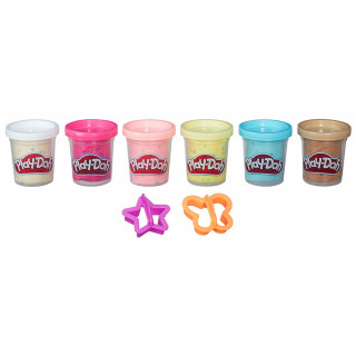 Play-Doh komplet 6 lončkov konfeti 