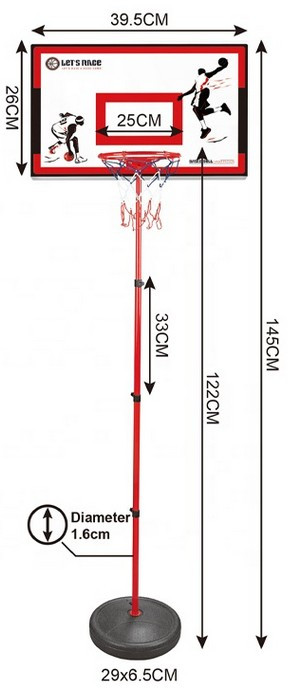 Rival set za košarko s kovinskim obročem 