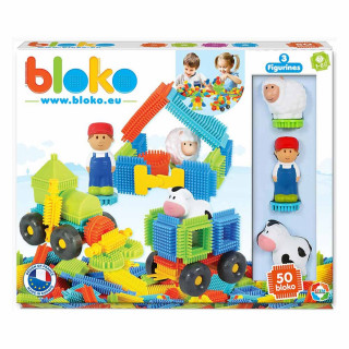 Bloko kmetija set 50 kock in 3 figure 3D 