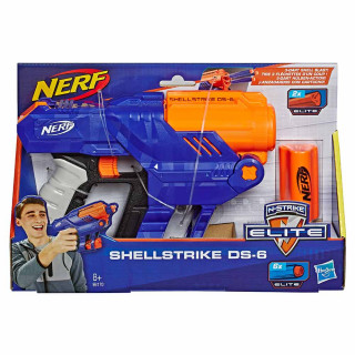 Nerf Elite Shellstrike DS6 ročni metalec 