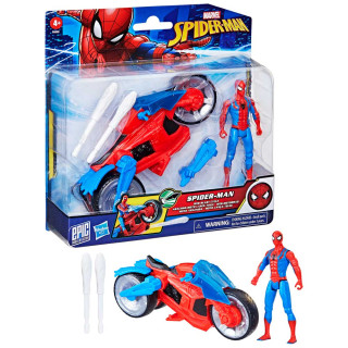 Spider-man set motor in figura 10cm 