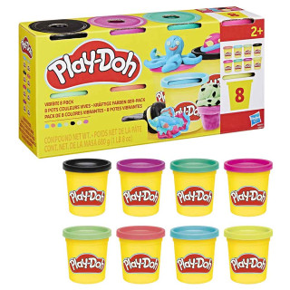 Play-Doh set 8 barvitih lončkov ast 
