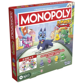 Monopoly Junior družabna igra 2-v-1 