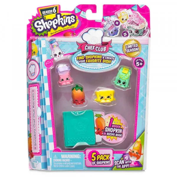 Shopkins VI. košarica 5 kosov 