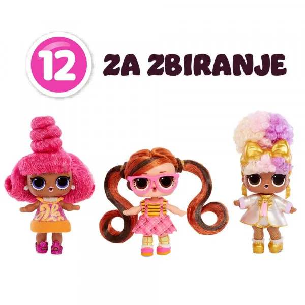 LOL krogla presenečenja Hairvibes Tots 