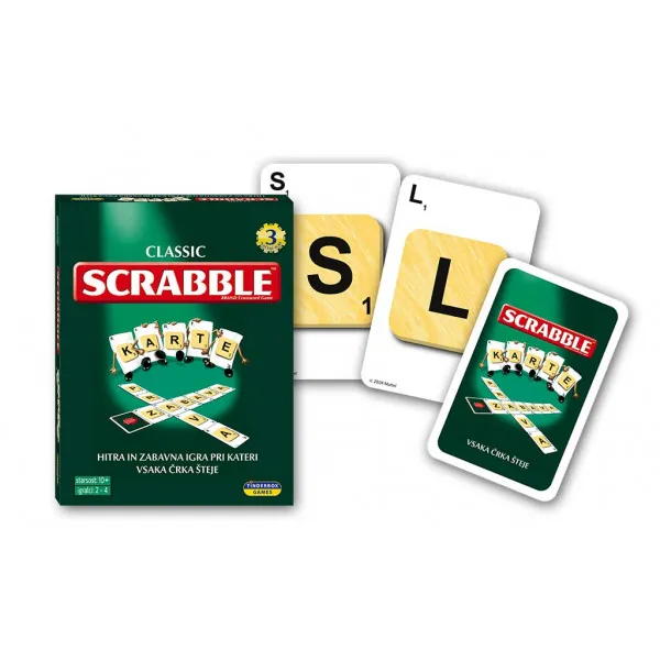 Piatnik družabna igra Scrabble 