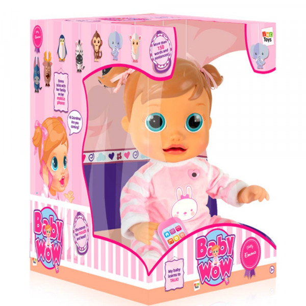 Baby Wow punčka Ema se uči govoriti 