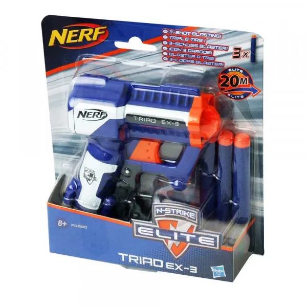 Nerf Elite Triad EX3 metalec 