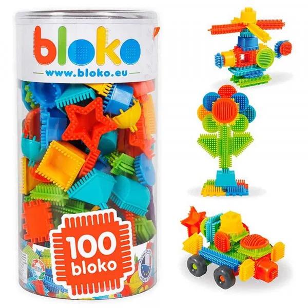 Bloko kocke set 100 kock v tubi 