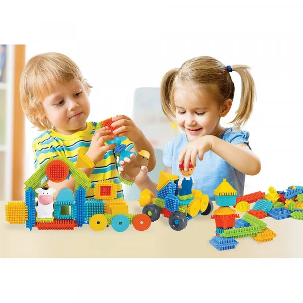 Bloko kmetija set 50 kock in 3 figure 3D 