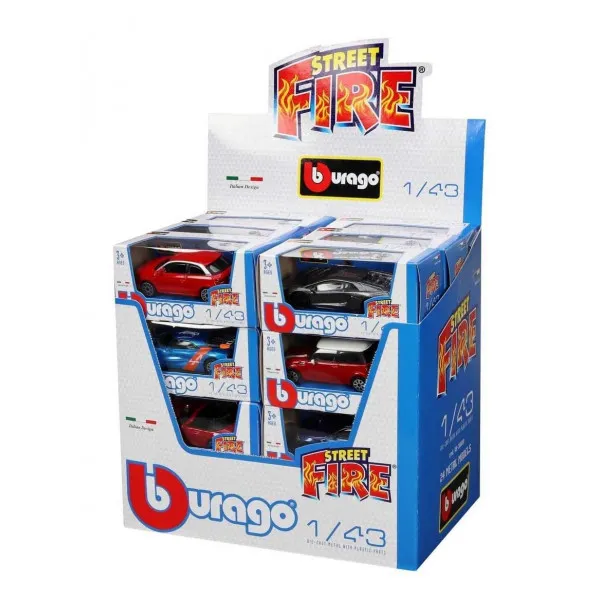 Burago avtoček street fire 1:43 