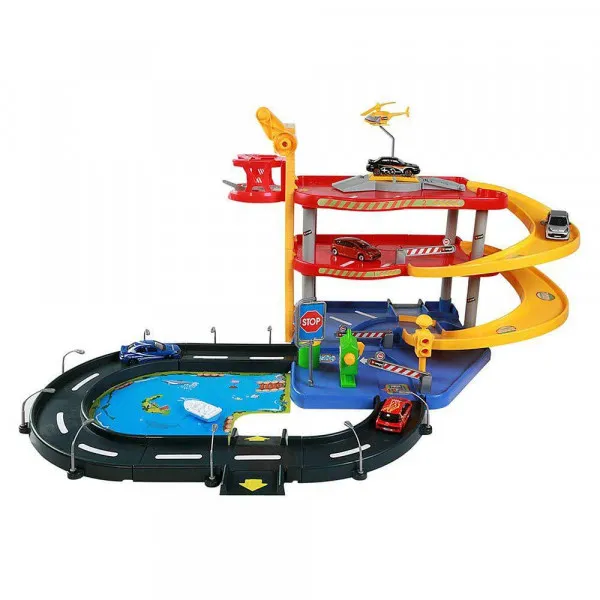 Burago City garaža z 2 avtočkoma 