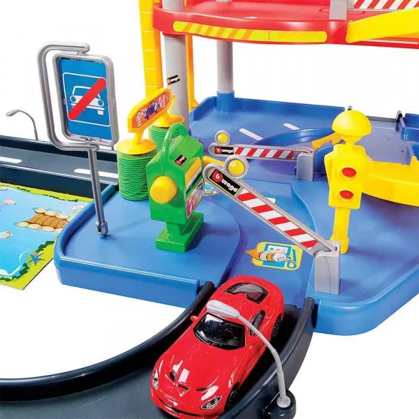 Burago City garaža z 2 avtočkoma 