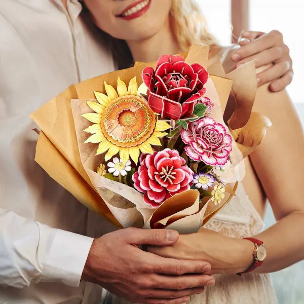 Cubicfun 3D puzle šopek rož 