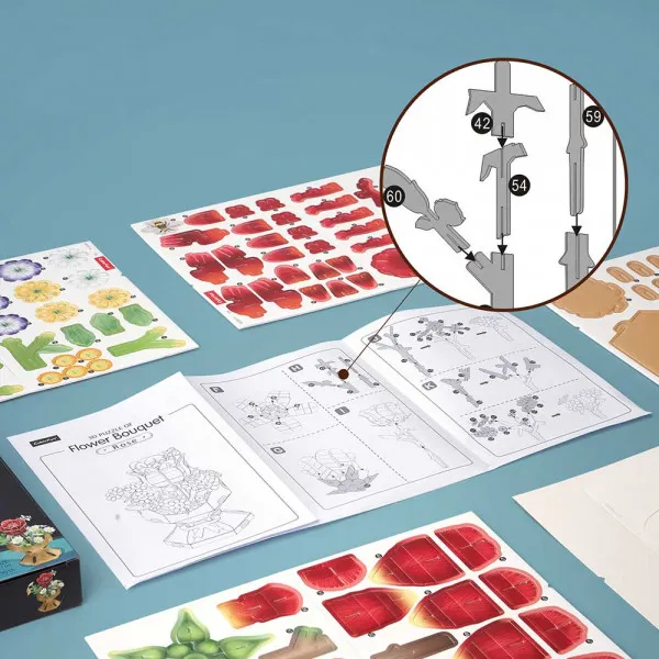 Cubicfun 3D puzle šopek z vrtnico 