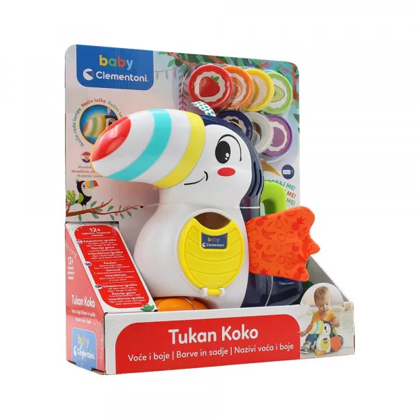 Clementoni Tukan Koko sadje in oblike 