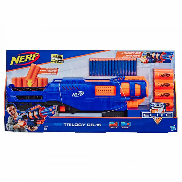 Nerf Elite Trilogy DS 15 ročni metalec 