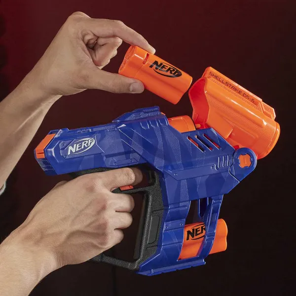 Nerf Elite Shellstrike DS6 ročni metalec 