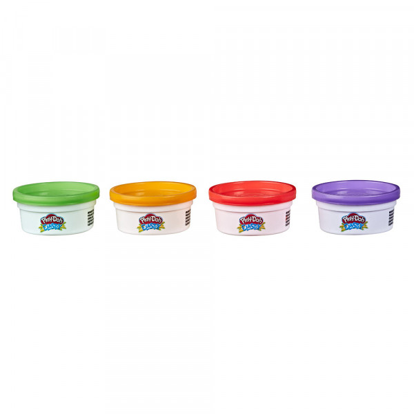 Play-Doh Elastix set 4 lončkov mase A 