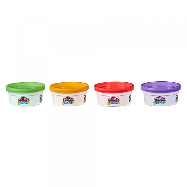 Play-Doh Elastix set 4 lončkov mase A 