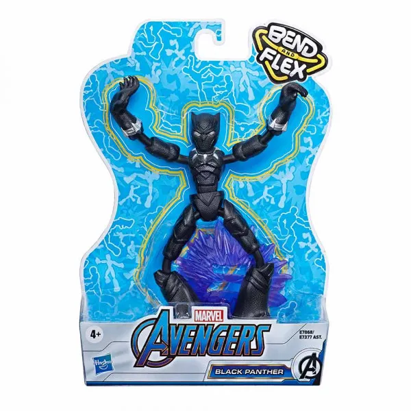 Avengers Bend&Flex Črni Panter 15cm 