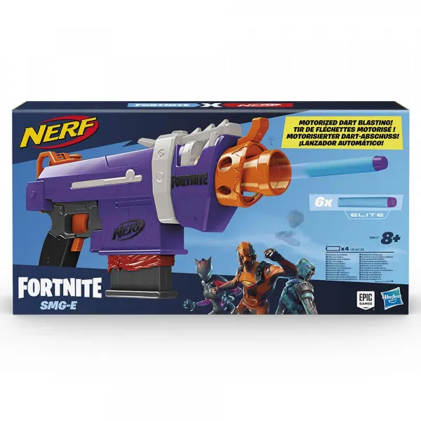 Nerf Fortnite SMG-E ročni metalec 