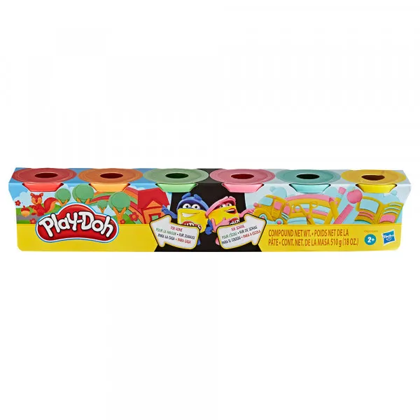 Play-Doh komplet 6 lončkov Split & Share 