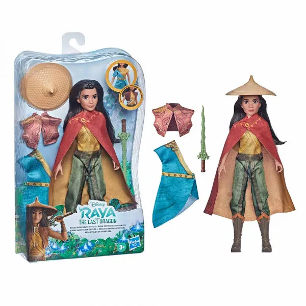 Disney Princes Raya pustolovska lutka 